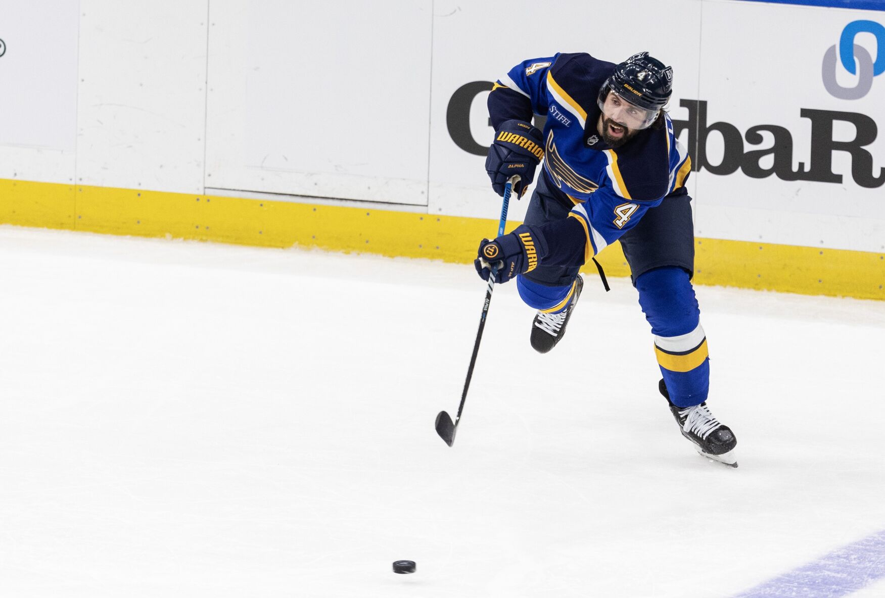Blues take on the Oilers